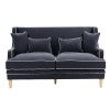 Navy with White Piping