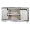 Henley Sliding Door TV Unit, 142cm, Washed Grey