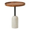 Roland Timber Tray Top Round Side Table