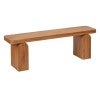 Macedon Elm Timber Bench, 150cm