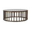 Palm Cove Rattan Round Coffee Table, 100cm