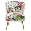 Beige Retro Floral