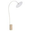 Amalfi Serra Metal & Cement Base Arc Floor Lamp