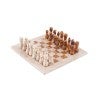 Archaia Marble & Travertine Chess Set with Standard Storage Case, 30cm, Sand / Red