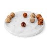Archaia Marble Tic Tac Toe Game Set, Red / Coral