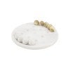 Archaia Marble Tic Tac Toe Game Set, White / Green