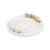 Archaia Marble Tic Tac Toe Game Set, White / Grey