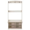 Kinman Wooden Hallway Stand, Antique White