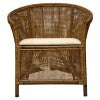Ophelia Rattan Armchair, Mango Teak