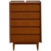 Alvorn Boxwood 5 Drawer Tallboy