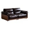 Maroon Black Full Leather
