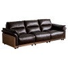 Maroon Black Full Leather