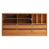 Akita American Cherrywood 6 Drawer Storage Cabinet, 160cm