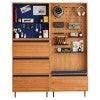 Akita American Cherrywood Hallway Stand with Title-Out Shoe Cabinet