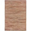 Chase Handwoven Hide & Leather Rug, 160x230cm, Caramel