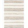 Highlands Stripe Machine Washable Wool Rug, 230x160cm, Beige