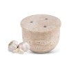 Marcellus Travertine Garlic Keeper, Type B