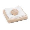 Brielle Travertine Napkin Holder with Weight