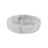 Marcellus Marble Serving Bowl, White