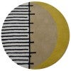 Decotex No.6397 Handwoven Wool Round Rug, 100cm