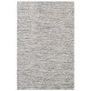 Marble Handwoven Wool Rug, 160x110cm, Ivory / Charcoal