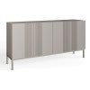 Iona Intelligent 4 Door Sideboard with Smart LED & Wireless Charger, 150cm, Grey