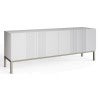 Iona Intelligent 4 Door TV Unit with Smart LED, 150cm, White