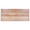 Irsia Tasmanian Oak Timber 4Door 4 Drawer Buffet Table, 200cm