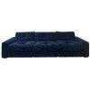 Lilo Crinkle Fabric Compressed Modular Sofa, 4.5 Seater, Navy