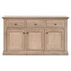 Finch Mountain Ash Timber 3 Door 3 Drawer Buffet Table, 169cm