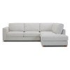 Halstead Fabric Modular Corner Sofa, 2.5 Seater with RHF Chaise, Off White
