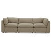 Ristal Fabric Modular Sofa, 4.5 Seater, Oatmeal