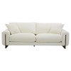 Lofsen Fabric Sofa, 3.5 Seater, Cream