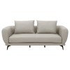Belgariad Leather Sofa, 2.5 Seater, Beige