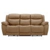Modulon Fabric Electric Recliner Sofa, 3 Seater, Latte