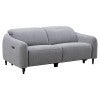 Calumi Fabric Electric Recliner Sofa, 2.5 Seater, Light Grey