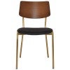 Light Walnut / Black / Brass