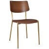 Light Walnut / Brass / Tan