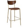 Light Walnut / Brass / Tan