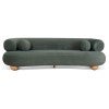Nimmo Fabric Sofa, 3 Seater, Burnt Green
