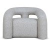Ezric Fabric Armchair, Light Grey