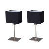 Black / Satin Nickel