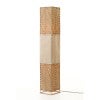 Heliolux Paper Rope & Linen Floor Lamp, Khaki
