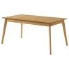 Cocoa Wooden Extension Dining Table, 120-160cm