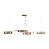 Venus Iron & Glass Linear Pendant Light, 8 Light