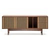 Oris Walnut Timber 2 Door 2 Drawer Sideboard, 180cm
