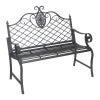 Varroville Wrought Iron Garden Bench