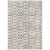 Mila Monochrome Squares Modern Rug, 230x160cm