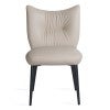 Cervano Faux Leather Dining Chair, Beige