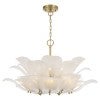 Monte Iron & Glass Pendant Light, 12 Light
